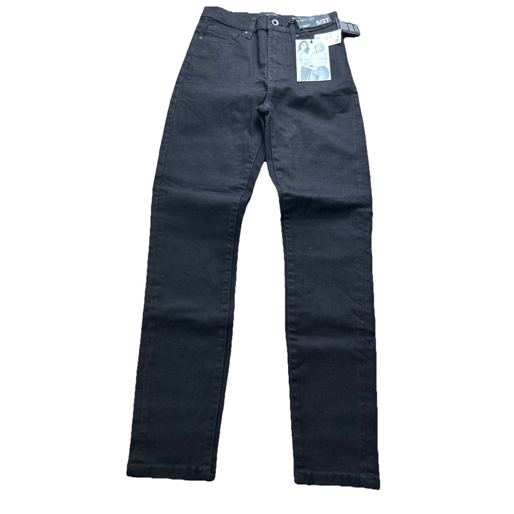 kendall and kylie jeans Size 5 24x27 Black The Knotour High Rise Skinny